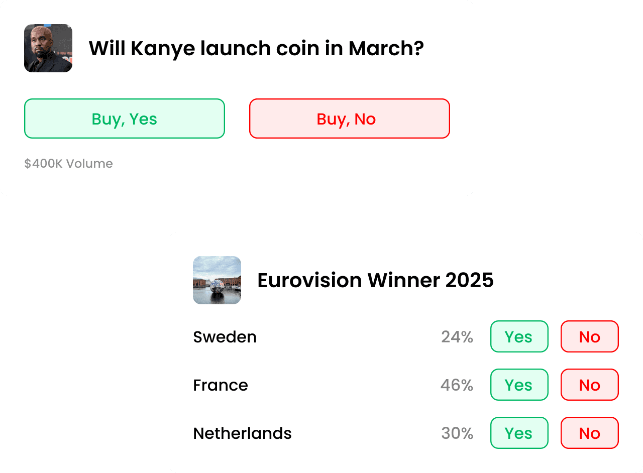 Choose your favorite Bet Card